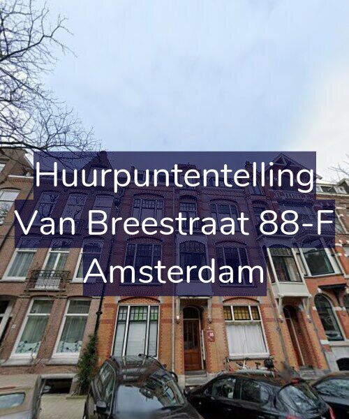 Foto gevel Huurpuntentelling voor Van Breestraat 88-F, Amsterdam
