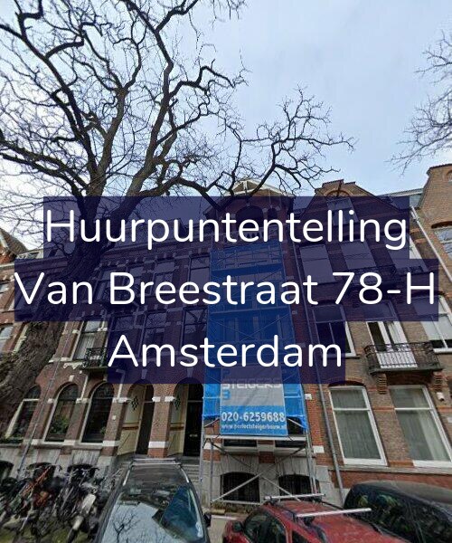 Foto gevel Huurpuntentelling voor Van Breestraat 78-H, Amsterdam