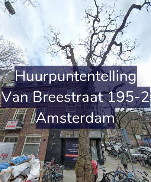 Foto gevel Huurpuntentelling voor Van Breestraat 195-2, Amsterdam