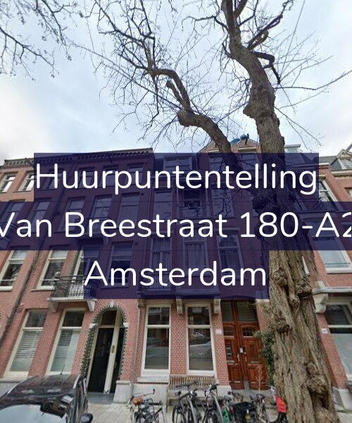 Foto gevel Huurpuntentelling voor Van Breestraat 180-A2, Amsterdam