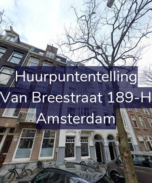 Foto gevel Huurpuntentelling voor Van Breestraat 189-H, Amsterdam