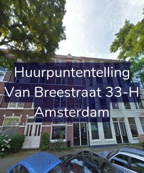 Foto gevel Huurpuntentelling voor Van Breestraat 33-H, Amsterdam