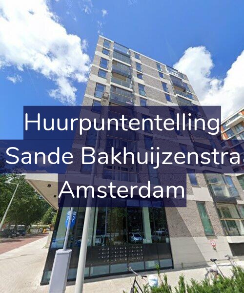 Foto gevel Huurpuntentelling voor Van de Sande Bakhuijzenstraat 2-F1, Amsterdam