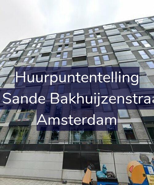 Foto gevel Huurpuntentelling voor Van de Sande Bakhuijzenstraat 2-B9, Amsterdam