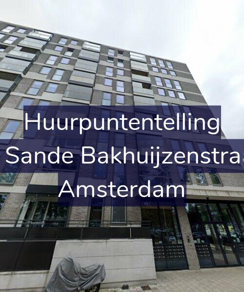 Foto gevel Huurpuntentelling voor Van de Sande Bakhuijzenstraat 2-F2, Amsterdam