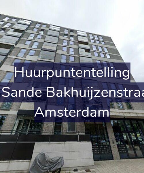 Foto gevel Huurpuntentelling voor Van de Sande Bakhuijzenstraat 2-H2, Amsterdam