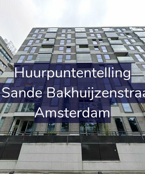 Foto gevel Huurpuntentelling voor Van de Sande Bakhuijzenstraat 2-D5, Amsterdam