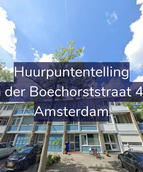 Foto gevel Huurpuntentelling voor Van der Boechorststraat 46-B, Amsterdam