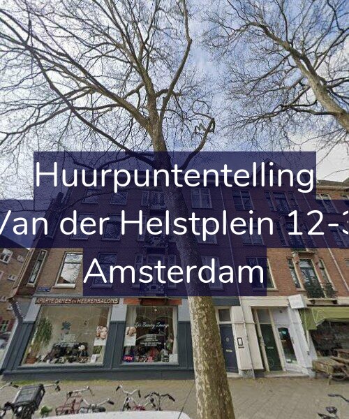 Foto gevel Huurpuntentelling voor Van der Helstplein 12-3, Amsterdam