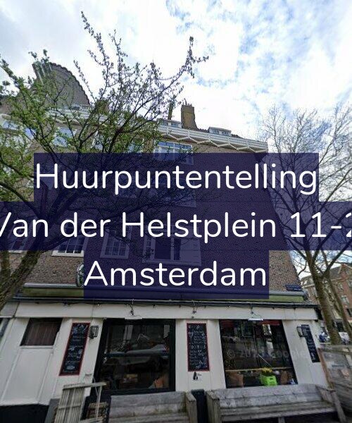 Foto gevel Huurpuntentelling voor Van der Helstplein 11-2, Amsterdam