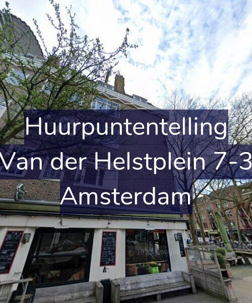 Foto gevel Huurpuntentelling voor Van der Helstplein 7-3, Amsterdam