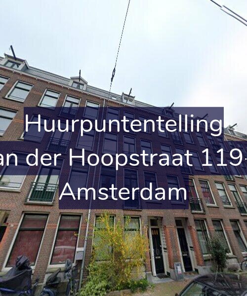 Foto gevel Huurpuntentelling voor Van der Hoopstraat 119-H, Amsterdam