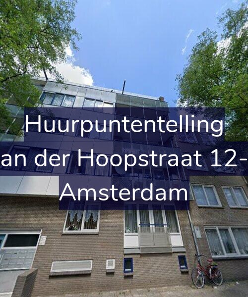 Foto gevel Huurpuntentelling voor Van der Hoopstraat 12-C, Amsterdam