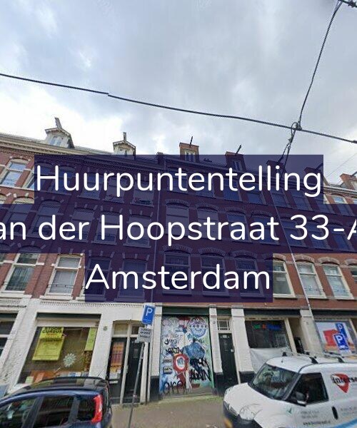 Foto gevel Huurpuntentelling voor Van der Hoopstraat 33-A2, Amsterdam