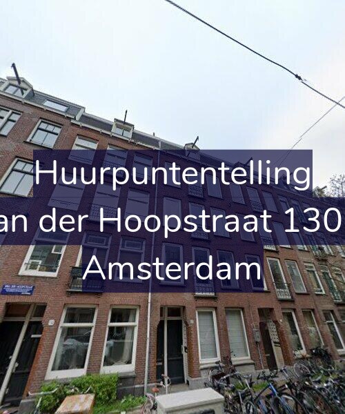 Foto gevel Huurpuntentelling voor Van der Hoopstraat 130-4, Amsterdam