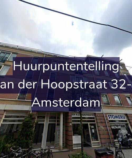 Foto gevel Huurpuntentelling voor Van der Hoopstraat 32-A, Amsterdam