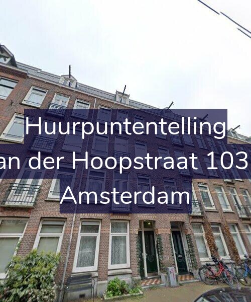 Foto gevel Huurpuntentelling voor Van der Hoopstraat 103-2, Amsterdam