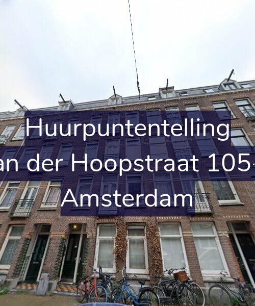 Foto gevel Huurpuntentelling voor Van der Hoopstraat 105-H, Amsterdam