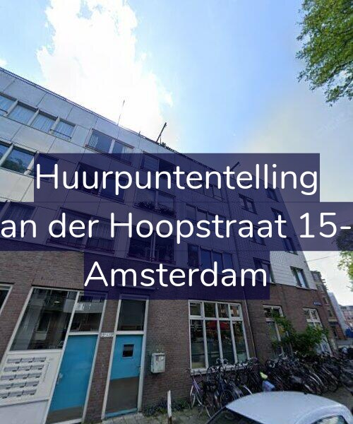 Foto gevel Huurpuntentelling voor Van der Hoopstraat 15-A, Amsterdam