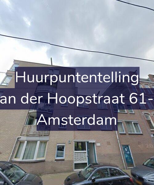 Foto gevel Huurpuntentelling voor Van der Hoopstraat 61-D, Amsterdam