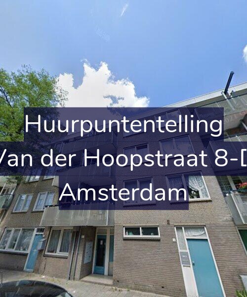 Foto gevel Huurpuntentelling voor Van der Hoopstraat 8-D, Amsterdam