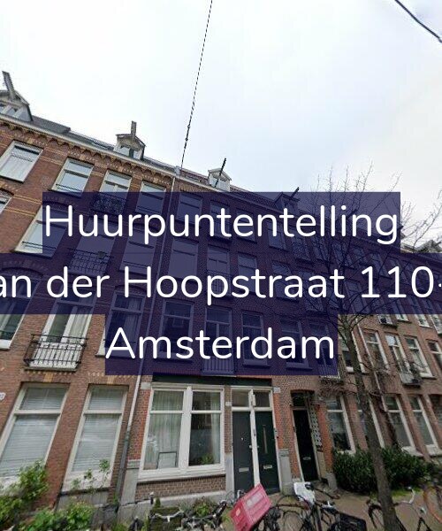 Foto gevel Huurpuntentelling voor Van der Hoopstraat 110-H, Amsterdam