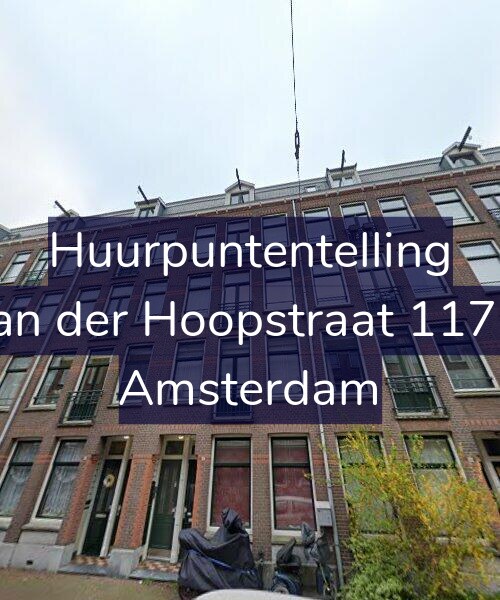 Foto gevel Huurpuntentelling voor Van der Hoopstraat 117-3, Amsterdam