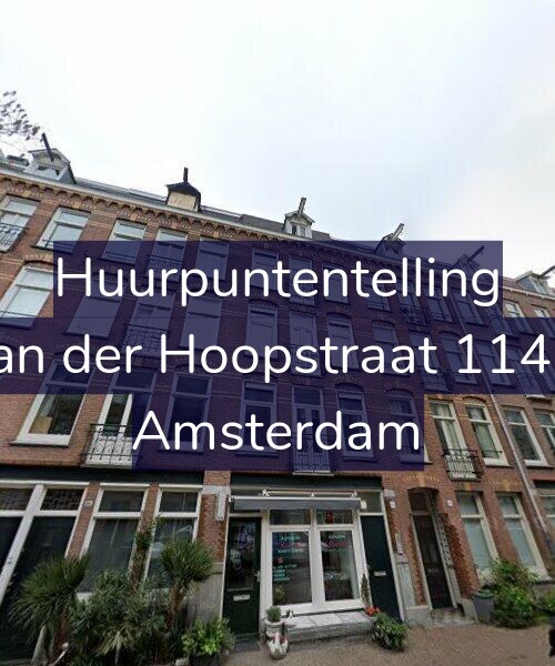 Foto gevel Huurpuntentelling voor Van der Hoopstraat 114-2, Amsterdam