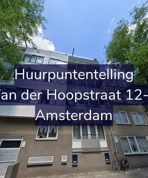 Foto gevel Huurpuntentelling voor Van der Hoopstraat 12-E, Amsterdam