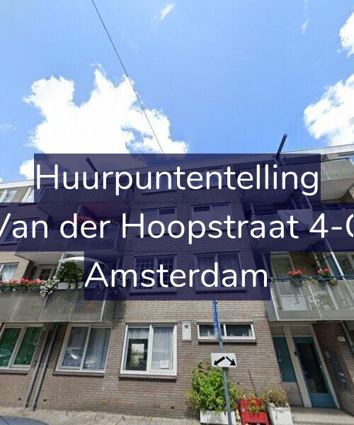 Foto gevel Huurpuntentelling voor Van der Hoopstraat 4-C, Amsterdam