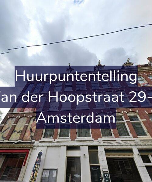 Foto gevel Huurpuntentelling voor Van der Hoopstraat 29-2, Amsterdam