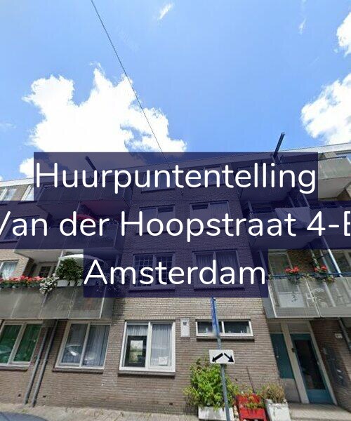 Foto gevel Huurpuntentelling voor Van der Hoopstraat 4-B, Amsterdam