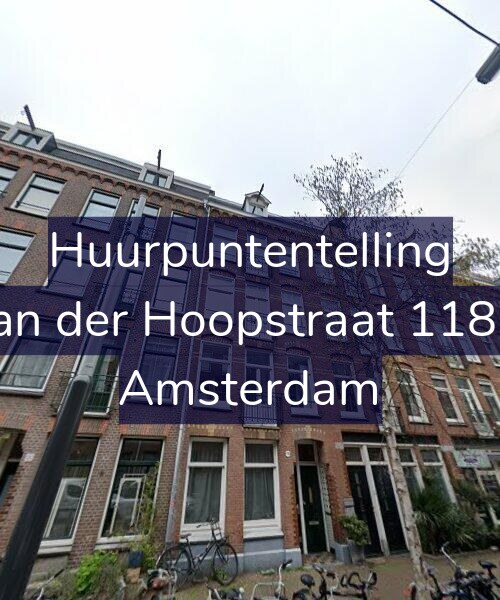 Foto gevel Huurpuntentelling voor Van der Hoopstraat 118-1, Amsterdam