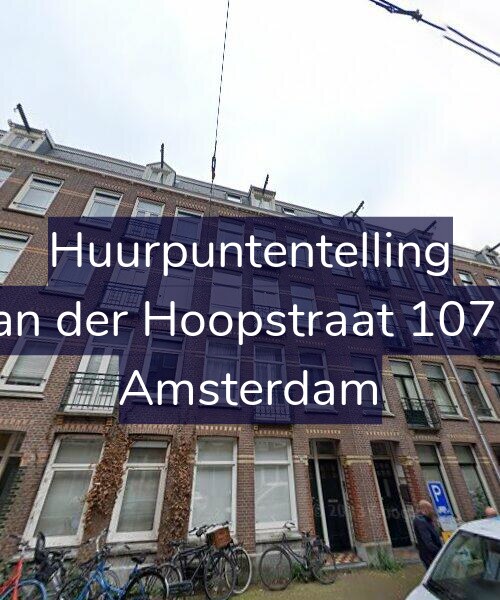 Foto gevel Huurpuntentelling voor Van der Hoopstraat 107-3, Amsterdam
