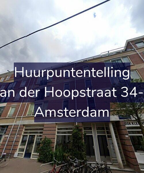 Foto gevel Huurpuntentelling voor Van der Hoopstraat 34-D, Amsterdam