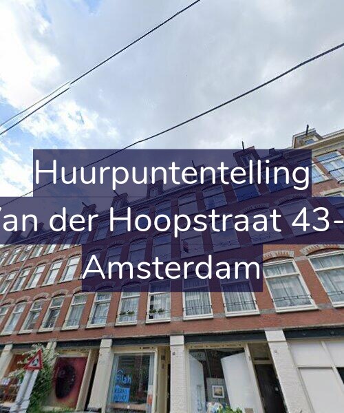 Foto gevel Huurpuntentelling voor Van der Hoopstraat 43-2, Amsterdam