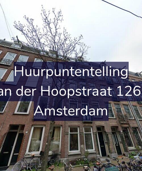 Foto gevel Huurpuntentelling voor Van der Hoopstraat 126-1, Amsterdam