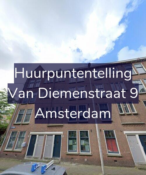 Foto gevel Huurpuntentelling voor Van Diemenstraat 9, Amsterdam