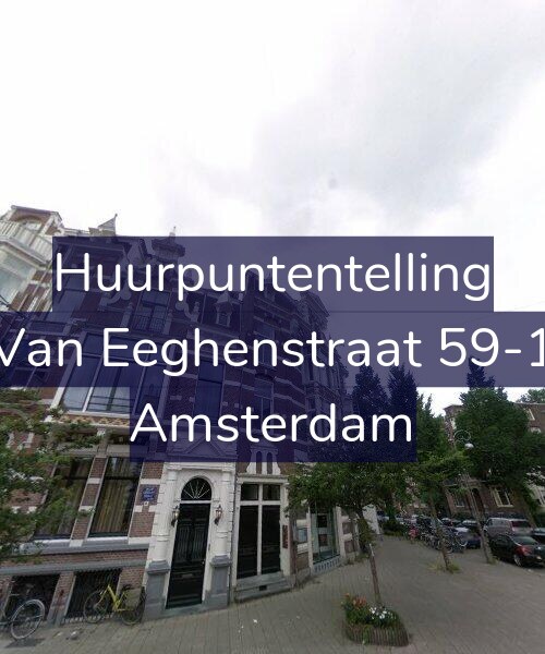 Foto gevel Huurpuntentelling voor Van Eeghenstraat 59-1, Amsterdam