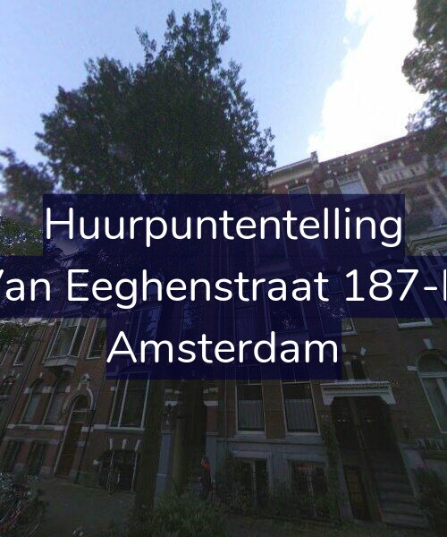 Foto gevel Huurpuntentelling voor Van Eeghenstraat 187-H, Amsterdam