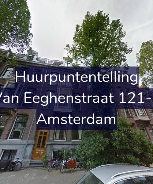 Foto gevel Huurpuntentelling voor Van Eeghenstraat 121-1, Amsterdam