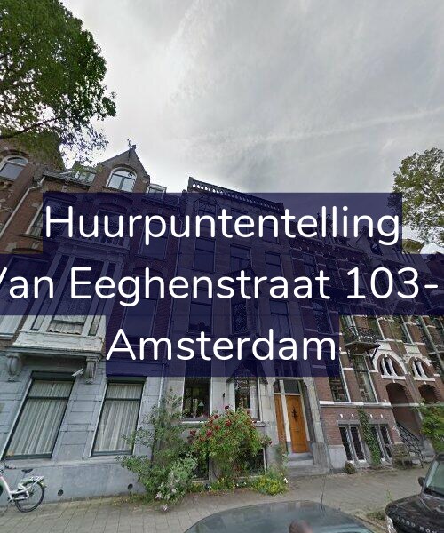 Foto gevel Huurpuntentelling voor Van Eeghenstraat 103-2, Amsterdam
