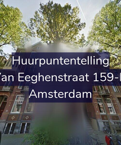 Foto gevel Huurpuntentelling voor Van Eeghenstraat 159-H, Amsterdam