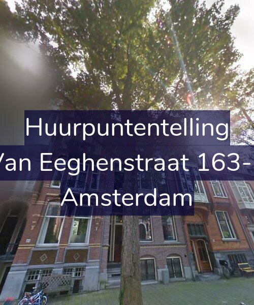 Foto gevel Huurpuntentelling voor Van Eeghenstraat 163-1, Amsterdam