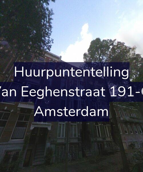 Foto gevel Huurpuntentelling voor Van Eeghenstraat 191-O, Amsterdam