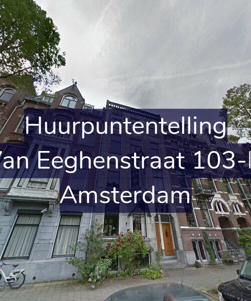 Foto gevel Huurpuntentelling voor Van Eeghenstraat 103-H, Amsterdam