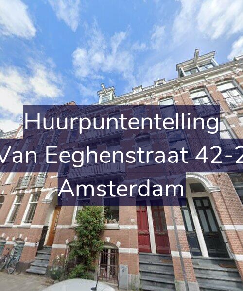 Foto gevel Huurpuntentelling voor Van Eeghenstraat 42-2, Amsterdam