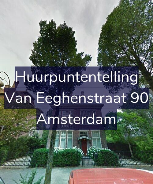 Foto gevel Huurpuntentelling voor Van Eeghenstraat 90, Amsterdam