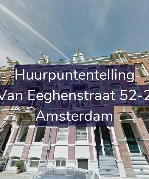 Foto gevel Huurpuntentelling voor Van Eeghenstraat 52-2, Amsterdam