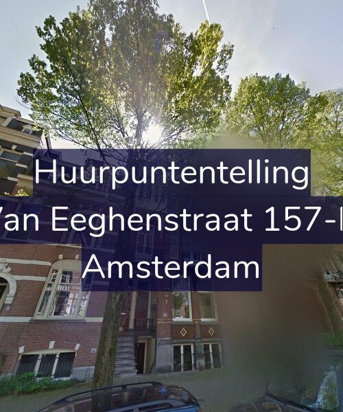 Foto gevel Huurpuntentelling voor Van Eeghenstraat 157-H, Amsterdam